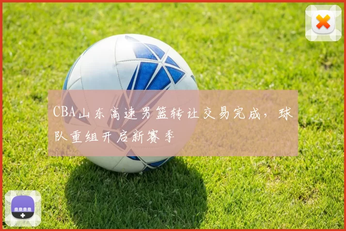 CBA山东高速男篮转让交易完成，球队重组开启新赛季